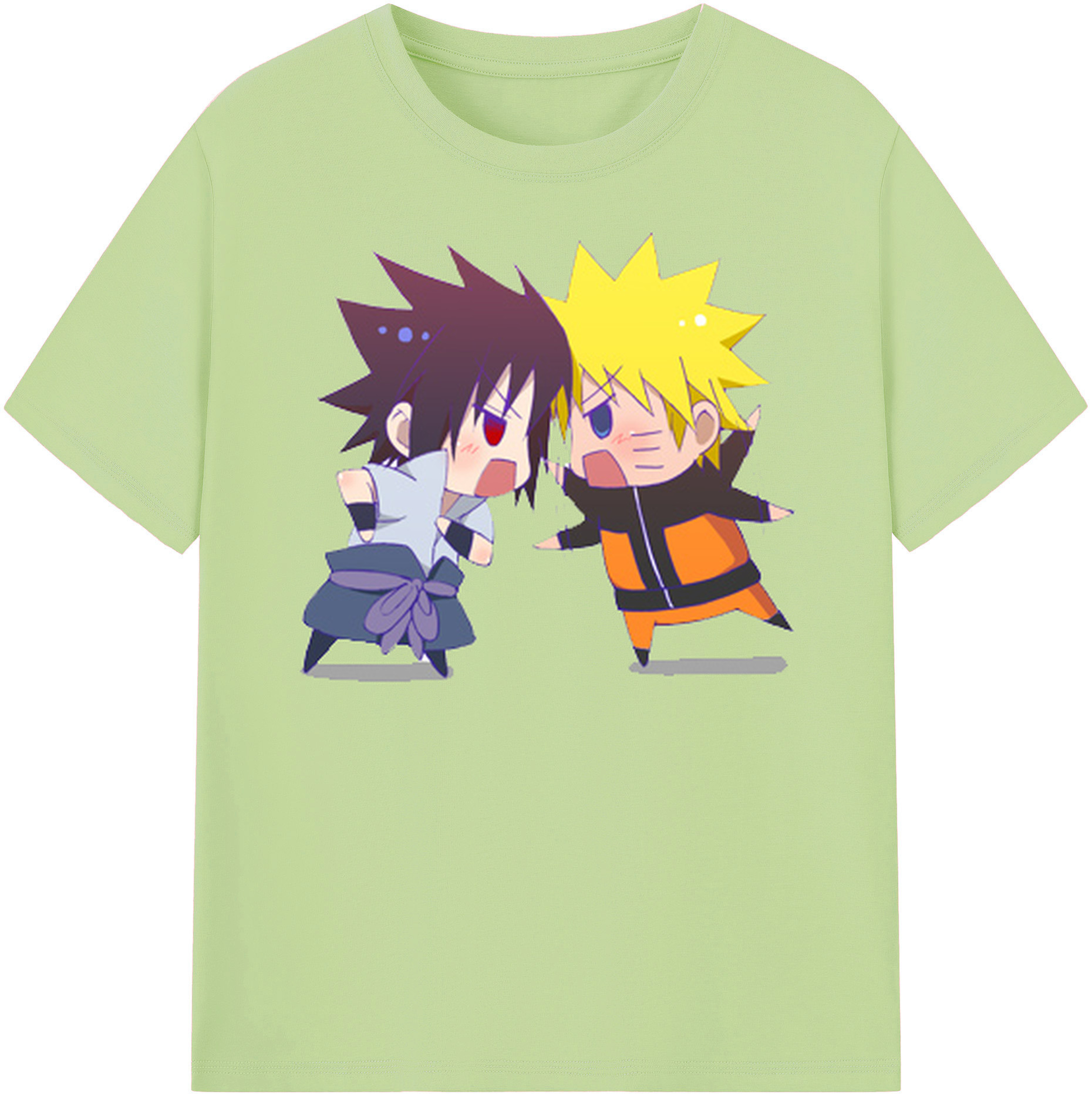 （画像用） NARUTO -ナルト- うずまき ナルト Uzumaki Naruto 綿100％半袖Tシャツ（フロントプリント）